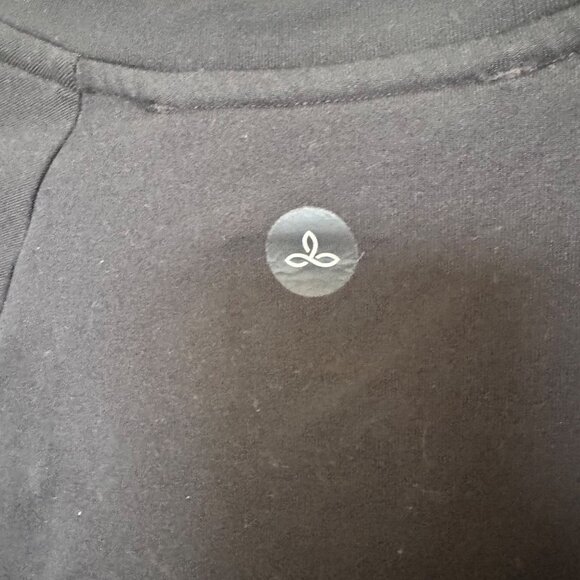 PrAna Womens XL Black Long Sleeve Pullover Top With Zippered Back Detail - Picture 3 of 9